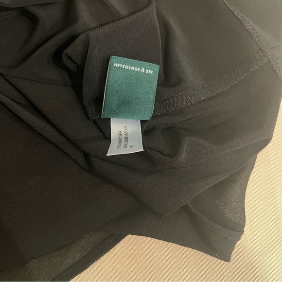 Lauren Ralph Lauren Black Sleeveless Jersey Trapeze Swing Lined‎ Dress -Size 8 - Picture 13 of 15